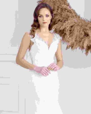 Embroidered Bridal Gown